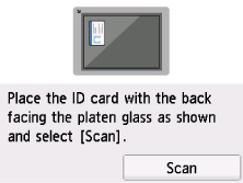 Canon : PIXMA Manuals : TS6000 series : Copying ID Card to Fit onto